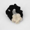 Scrunchie Prendedor De Cabelo Com Pedraria Strass flor