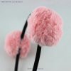 Tiara Arquinho Pompom Poliana Kawaii Ursinho - Rosa