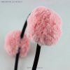 Tiara Arquinho Pompom Poliana Kawaii Ursinho - Rosa