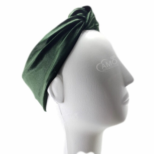 Headband Turbante Faixa De Cabelo Nó Veludo - Imagem 3