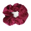 Scrunchie prendedor de tecido vinho