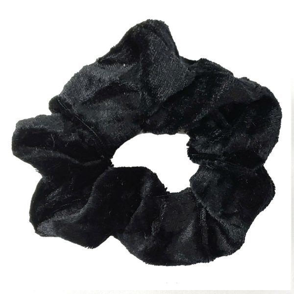 scrunchie de veludo preto