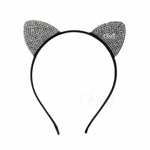 Tiara Gatinho Strass