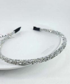 Tiara Strass Cristais Swarovski Inspired- Prateada