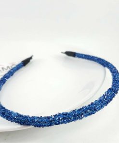 Tiara Strass Cristais Swarovski Inspired- Azul