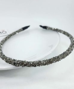 Tiara Strass Cristais Swarovski Inspired- Chumbo