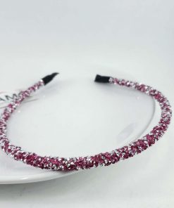 Tiara Strass Cristais Swarovski Inspired- Pink