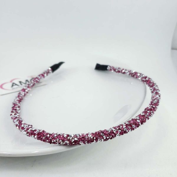 Tiara Strass Cristais Swarovski Inspired- Pink