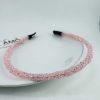 Tiara Strass Cristais Swarovski Inspired-Rosa