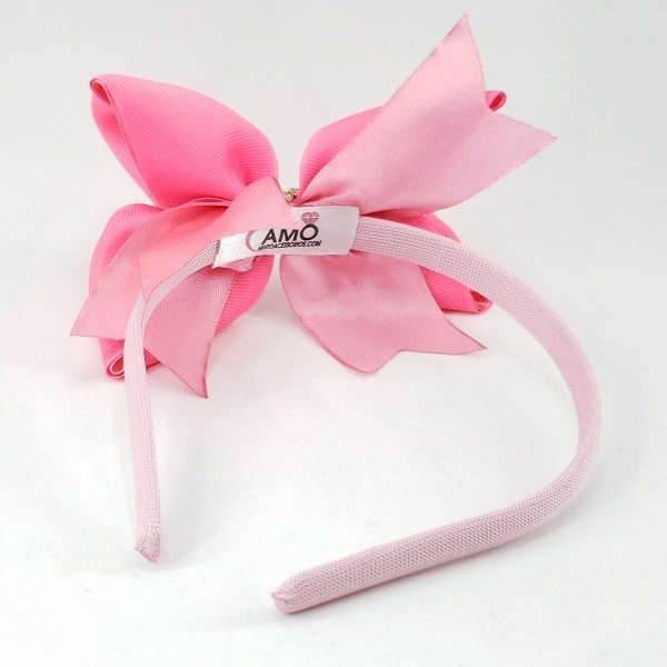 Tiara Laço Boutique Infantil - Rosa