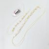 Colar e pulseira b[uzios com conchas pequenas