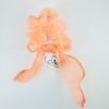 scrunchie organza laranja