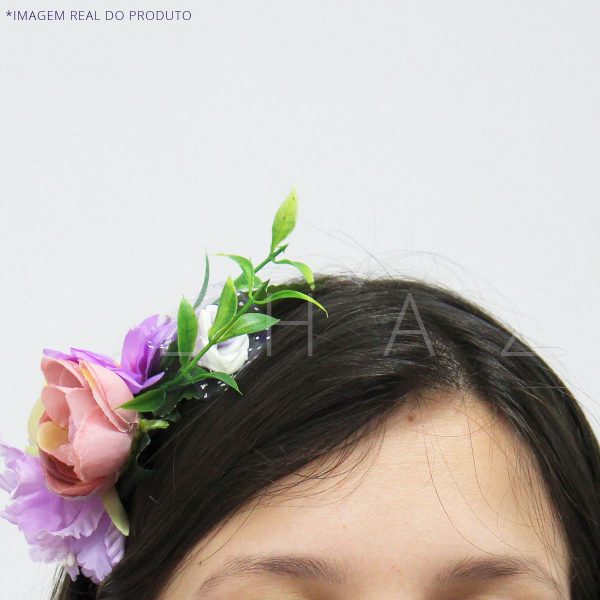 Tiara Flores Carnaval Festa Oktoberfest - Imagem 3
