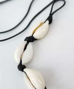 Choker Buzios Concha Gargantilha Natural Colar Vsco Praia – Preto