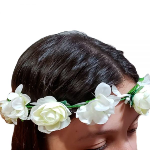 Tiara Coroa De Flores Casamento Daminhas Grávidas Carnaval - Imagem 2