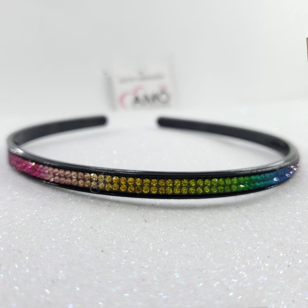 Tiara Strass fininha - Rainbow