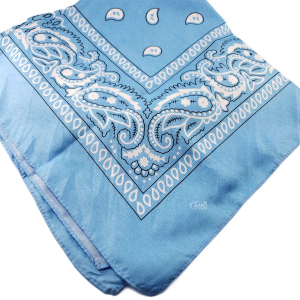 bandana azul claro