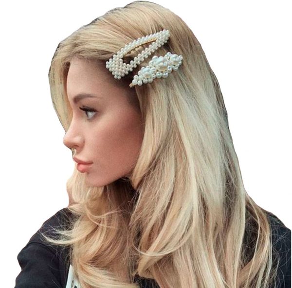 Conjunto 2 Presilhas de Cabelo Pérolas - Imagem 2