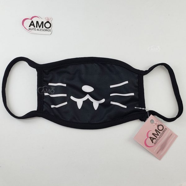 Máscara de tecido Kpop gatinho - Imagem 3