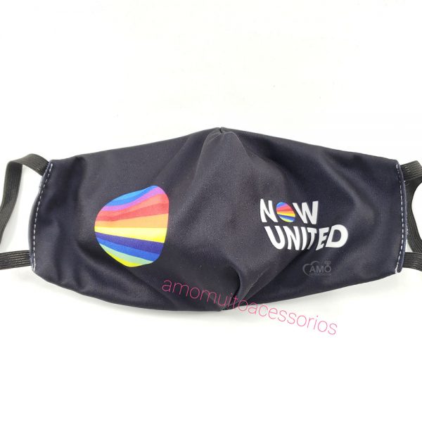 Máscara de tecido Bico de Pato - Now United I - Imagem 3