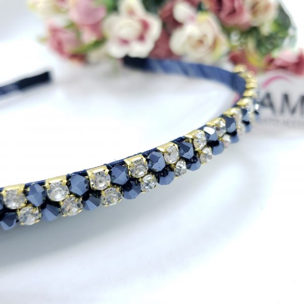 Tiara Pedrarias Com Strass - Imagem 5