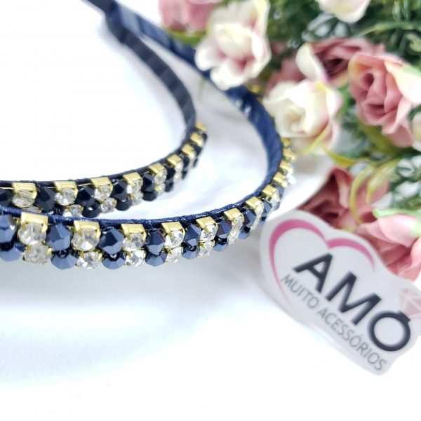 Tiara Pedrarias Com Strass - Imagem 2