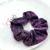 scrunchie metalizada