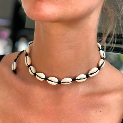 Choker Gargantilha Búzios Conchas - com Fechamento