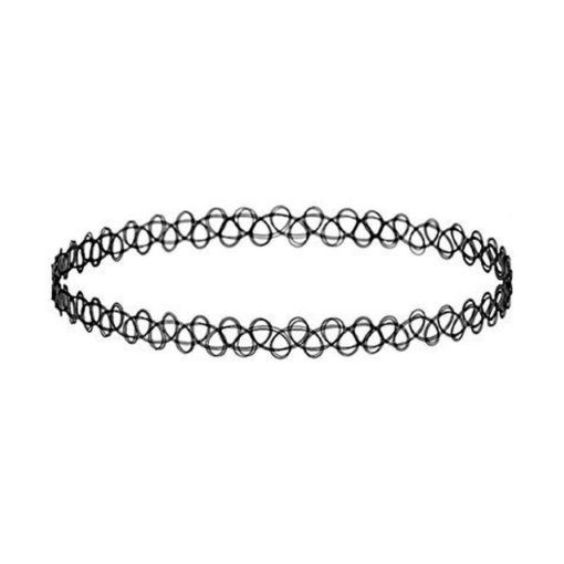 Choker tattoo gargantilha colar Tribal Unitário- Preta