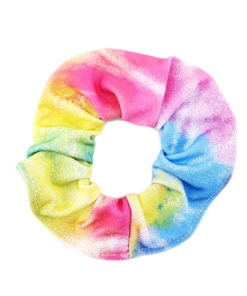 Scrunchie xuxinha de tecido tie dye