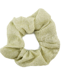 scrunchie amarela brilhante