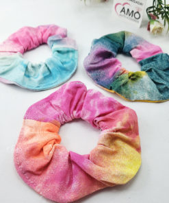 Scrunchie tie dye 3 unidades