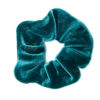 Scrunchie verde azul turquesa