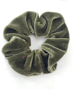 Scrunchie Prendedor de Cabelo Veludo Premium - Verde