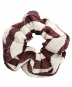 Scrunchie Prendedor de Cabelo Veludo Premium - Listras