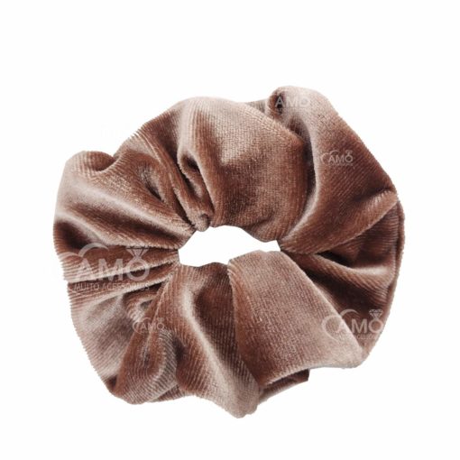 Scrunchie Prendedor de Cabelo Veludo Premium - Rosê