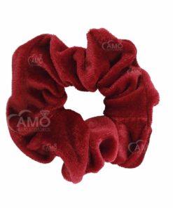 Scrunchie Prendedor de Cabelo Veludo Premium - Vermelha