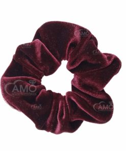 Scrunchie Prendedor de Cabelo Veludo Premium - Vinho