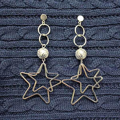 Brinco moda aesthetic - 2 Estrelas