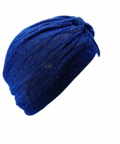 turbante azul