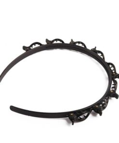 Tiara Click Com Presilhas Penteado Cabelo - Twister Twist