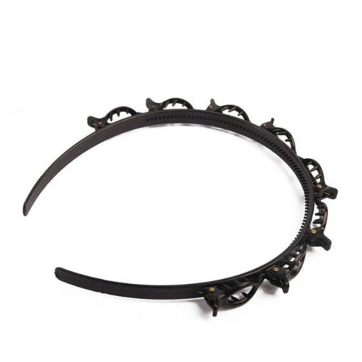 Tiara Click Com Presilhas Penteado Cabelo - Twister Twist