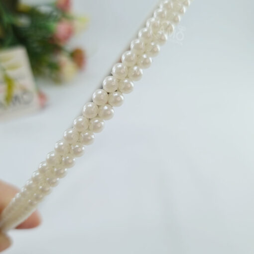 Tiara com Aplicação Perola - Imagem 2