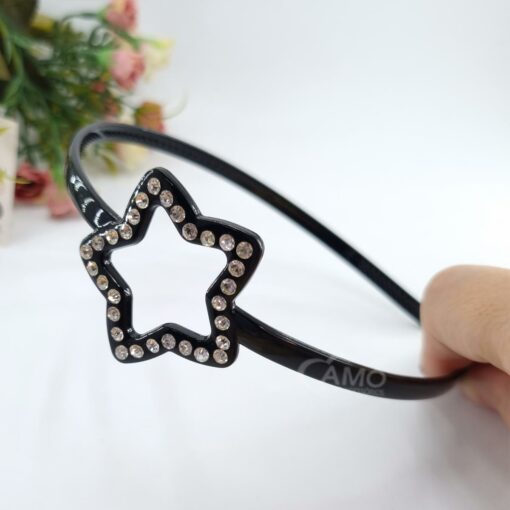 Tiara Acrilico Estrela Vazada Strass - Image 2