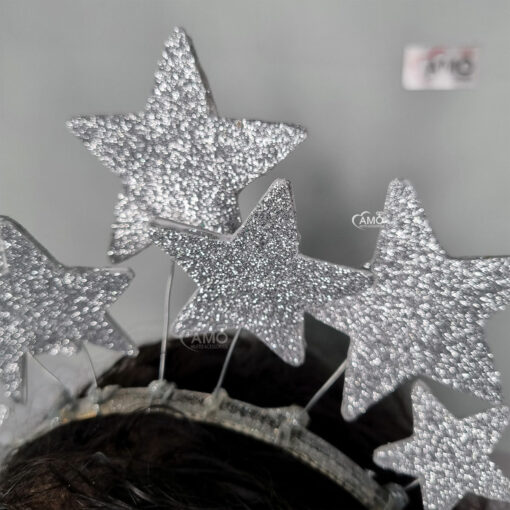 Tiara Carnaval Arranjo Estrelas Brilho EVA - Imagem 5