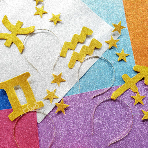 Tiara Glitter Signos Carnaval EVA