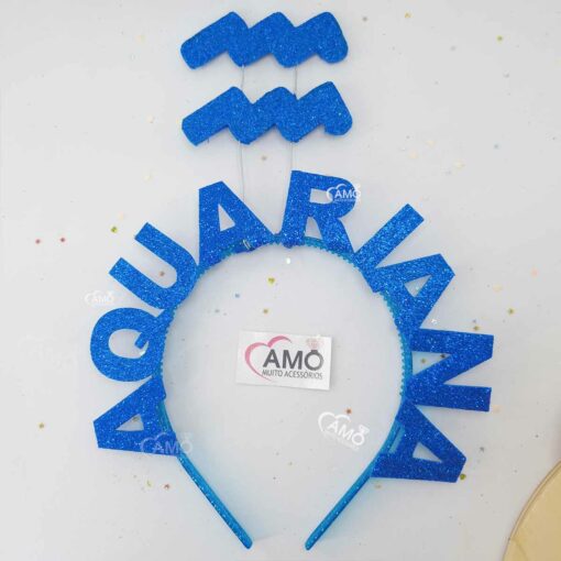 Tiara Carnaval Eva e Arame Personalizada Signos