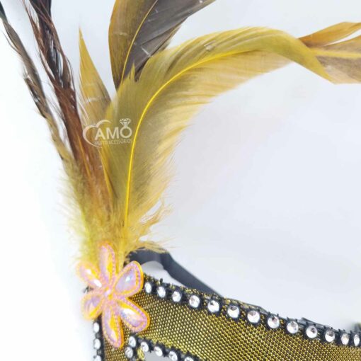 Mascara De Carnaval Modelo Veneziana Luxo - Imagem 7