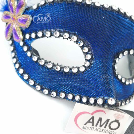 Mascara De Carnaval Modelo Veneziana Luxo - Imagem 6