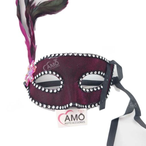Mascara De Carnaval Modelo Veneziana Luxo - Imagem 10
